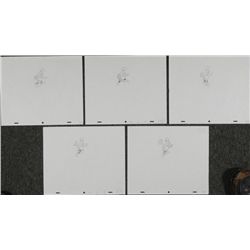 5 Cheerios Honey Original Drawings Production Art Nut