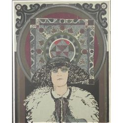 John Asquith Signed Poster Print 1960s Womans Rights