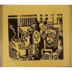 Molly J. Schiff Signed Art Print "Framed Facades"