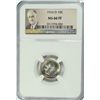 Image 1 : 1960-D ROOSEVELT DIME, NGC MS-66 FULL TORCH! RARE!!