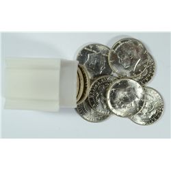 ORIGINAL GEM BU ROLL OF 1964-D KENNEDY HALF DOLLARS