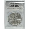 Image 1 : 2013 SILVER AMERICAN EAGLE ANACS MS-70 (FIRST DAY OF ISSUE)