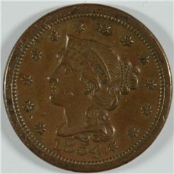 1854 LARGE CENT MS-64