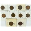 Image 1 : (10) 1899 INDIAN HEAD CENTS