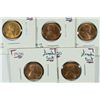 Image 1 : (5) 1920 LINCOLN CENTS CH BU