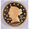 Image 2 : 2010-W FIRST SPOUSE BUCHANAN'S LIBERTY GOLD, PCGS MS69 DCAM