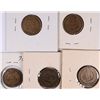 Image 2 : (5) 1862 INDIAN HEAD CENTS