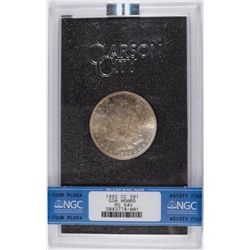1882-CC MORGAN SILVER DOLLAR, GSA HOARD NGC MS-64+