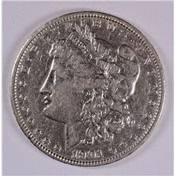 1901 MORGAN DOLLAR XF