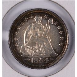 1854 SEATED HALF DIME XF/AU