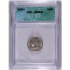 Image 1 : 1891 SEATED DIME ICG MS-64