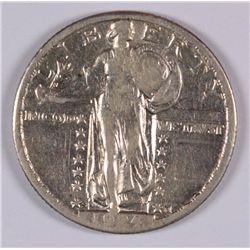 1924-S STANDING LIBERTY QUARTER XF/AU