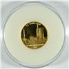 Image 2 : 2004 NATIONAL COLLECTORS MINT WORLD TRADE CENTER 1/4 oz .999 GOLD COIN  RARE