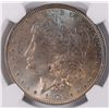 Image 2 : 1879 MORGAN SILVER DOLLAR NGC MS-64 CAC RAINBOW TONE!