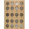 Image 1 : WASHINGTON QUARTER SET, 1932-64, NICE CIRCULATED SET, COMPLETE