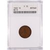 Image 1 : 1922 NO D LINCOLN CENT, ANACS F/VF-15  VERY NICE!!~