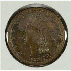 1863 CIVIL WAR TOKEN "CANNONS & FLAGS" GEM BU