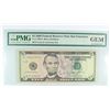 Image 1 : 2009 $5 FEDERAL RESERVE NOTE PMG GEM