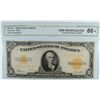 Image 1 : 1922 $10 GOLD CERTIFICATE CGA 66 (STAR) RARE