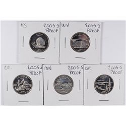 SET OF 2005-S PROOF STATEHOOD QUARTERS