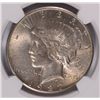 Image 2 : 1927 PEACE DOLLAR NGC MS-62