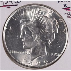 1934-D PEACE DOLLAR CH BU