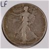 Image 1 : 1938-D WALKING LIBERTY HALF DOLLAR F/VF
