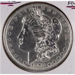 1878 8TF MORGAN DOLLAR AU