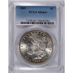1885 MORGAN DOLLAR PCGS MS-64+