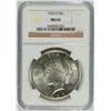 Image 1 : 1923-D PEACE DOLLAR NGC MS-63