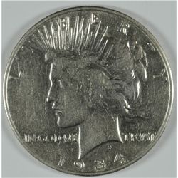 1934-S PEACE DOLLAR VF