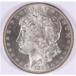 1883-O MORGAN SILVER DOLLAR, MS-64+  NICE WHITE COIN