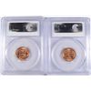 Image 2 : 1954 LINCOLN CENT PCGS MS-64 RED AND 1954-D LINCOLN WHEAT CENT, PCGS MS-65 RED