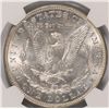 Image 3 : 1887 MORGAN DOLLAR NGC MS-64 RAINBOW COLOR OBVERSE, WHITE REVERSE