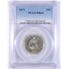 Image 1 : 1879 SEATED QUARTER,  PCGS PROOF 64 WHITE, LOW MINTAGE DATE!