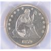 Image 2 : 1879 SEATED QUARTER,  PCGS PROOF 64 WHITE, LOW MINTAGE DATE!