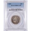 Image 1 : 1890 PROOF SEATED QUARTER PCGS PR-63 CAMEO (WHITE)