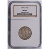 Image 1 : 1915-D BARBER QUARTER NGC MS63