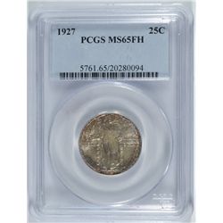 1927 STANDING LIBERTY QUARTER PCGS MS65-FH SUPER!