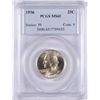 Image 1 : 1936 WASHINGTON QUARTER, PCGS  MS-65