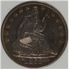 Image 2 : 1853 SEATED LIBERTY QUARTER, PCGS AU-55  ARROWS AND RAYS