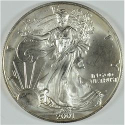 2001 SILVER AMERICAN EAGLE