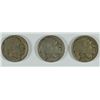 Image 1 : (3) 1919-D BUFFALO NICKELS