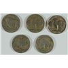 Image 2 : (5) 1919-S BUFFALO NICKELS