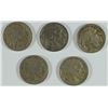Image 1 : (5) 1925-S BUFFALO NICKELS