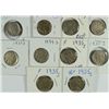 Image 1 : (10) 1935-S BUFFALO NICKELS