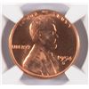 Image 2 : 1954-S LINCOLN CENT NGC MS-67 RD