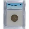 Image 1 : 1883 LIBERTY NICKEL, WITH CENTS, ICG EF-45