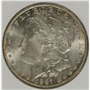 Image 2 : 1887 MORGAN SILVER DOLLAR, PCI MS-65   NICE ORIGINAL!
