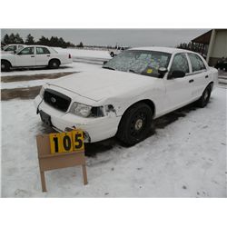 2009 Ford Crown Vic -County Owned                                       SN-2FAHP71V09X136960